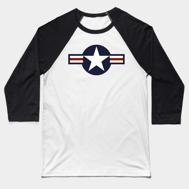 US Roundel Baseball T-Shirt by FAawRay